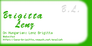 brigitta lenz business card